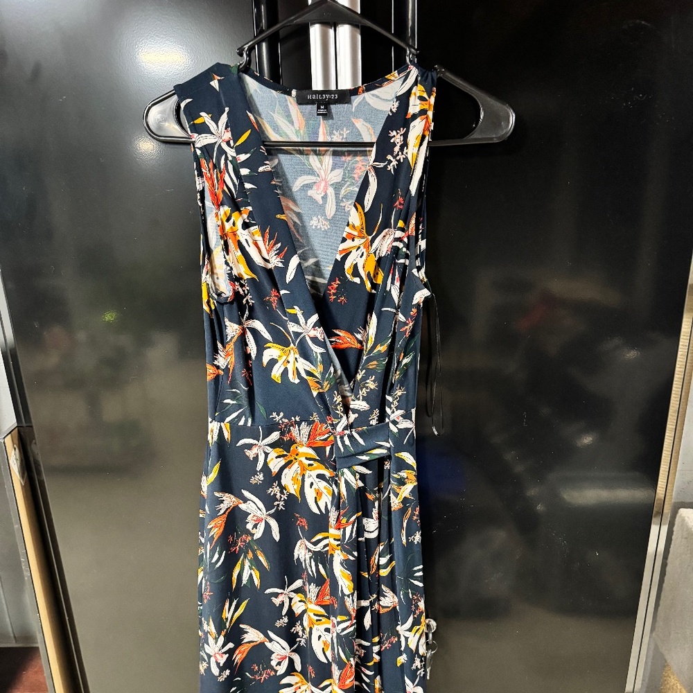 Hailey:23 Tropical Wrap Dress
